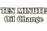 TEN MINUTE OIL CHANGE logo