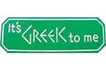 IT'S GREEK TO ME logo