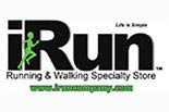 IRUN Running & Walking Specialty Store logo