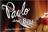 PAULO AND BILL ITALIAN AMERICAN BISTRO logo