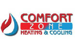 COMFORT ZONE HEATING & COOLING logo