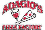 ADAGIO'S PIZZA FACTORY logo