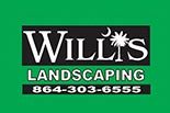 WILLIS LANDSCAPING logo