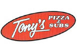 TONY'S PIZZA & SUBS logo