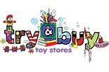 TRY & BUY TOY STORES logo