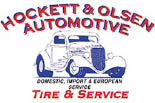 HOCKETT AND OLSEN AUTOMOTIVE logo