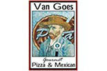 VAN GOES GOURMET PIZZA & MEXICAN plus TAKE-n-BAKE logo