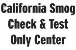 CALIFORNIA SMOG CHECK-VACAVILLE & VALLEJO logo