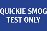 QUICKIE SMOG TEST ONLY logo