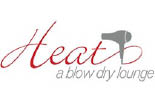 HEAT- A BLOW DRY LOUNGE logo
