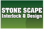 Stone Scape Interlock & Design logo