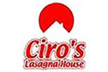 CIRO'S LASAGNA HOUSE logo