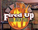 FIRED UP COAL OVEN PIZZA logo