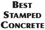 BEST STAMPED CONCRETE logo