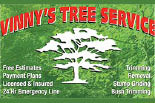 VINNY'S TREE SERVICE logo