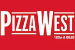 PIZZA WEST logo