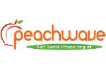 PEACHWAVE YOGURT logo