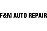 F & M AUTO REPAIR logo