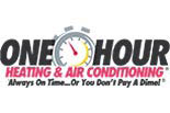 ONE HOUR HEATING & AIR CONDITIONING logo