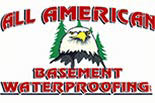 ALL AMERICAN BASEMENT WATERPROOFING logo