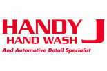 HANDY J HAND CARWASH logo
