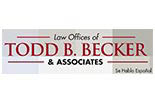 LAW OFFICES OF TODD BECKER**** logo