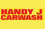 HANDY J CAR WASH & LUBE & OIL logo