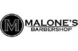 Malone's Barber Shop logo