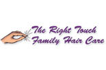 The Right Touch Family Hair Care logo