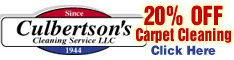 View Coupon for Culbertson's Cleaning Service LLC