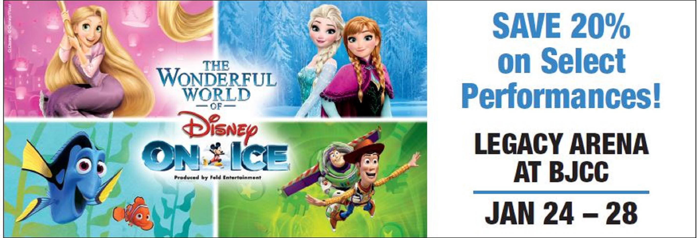 Disney On Ice Tickets-Discount Coupon Code-Birmingham Shows