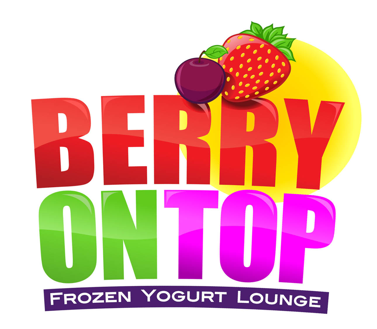 Berry on Top | Shop logo, Berries, Frozen yogurt