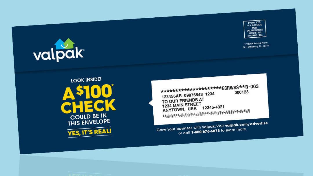 Valpak Blue Envelope Photo