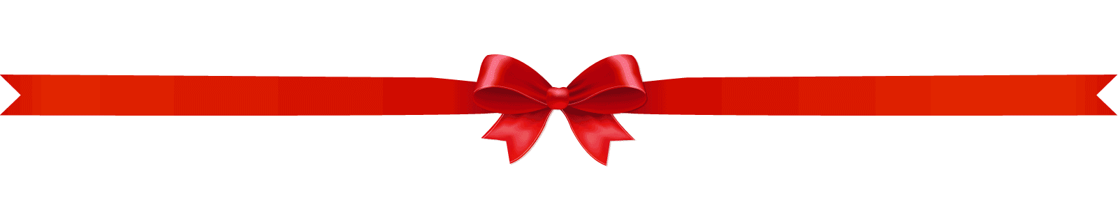 holiday ribbon banner