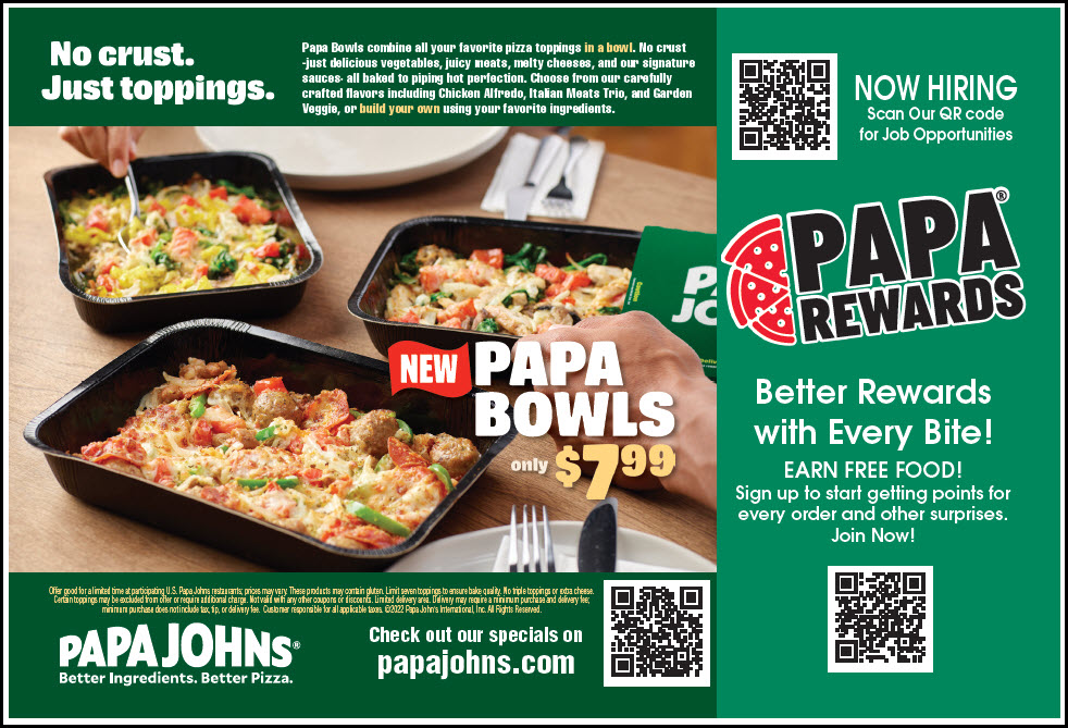 image of Papa John's Valpak coupon