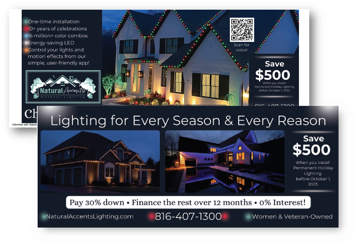 Christmas Lighting Holiday Advertising