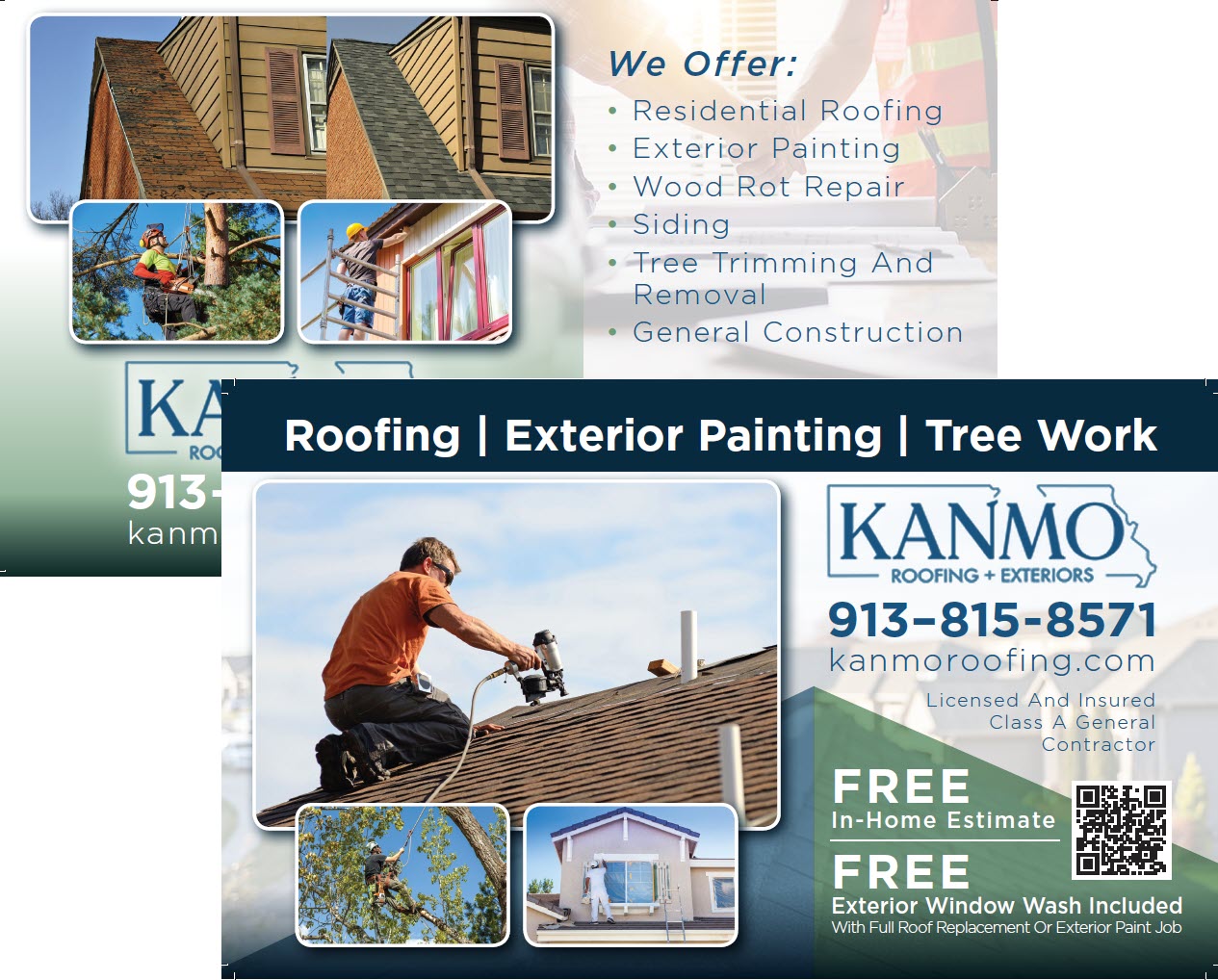 Roofer Direct Mail Postcard Advertising