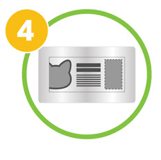 monochromatic image on screen