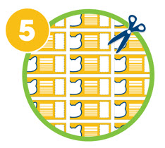 illustration of scissors cutting