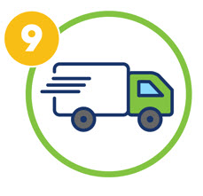 illustration of delivery truck