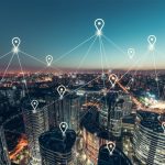 Aerial View of the Network of the Office Building